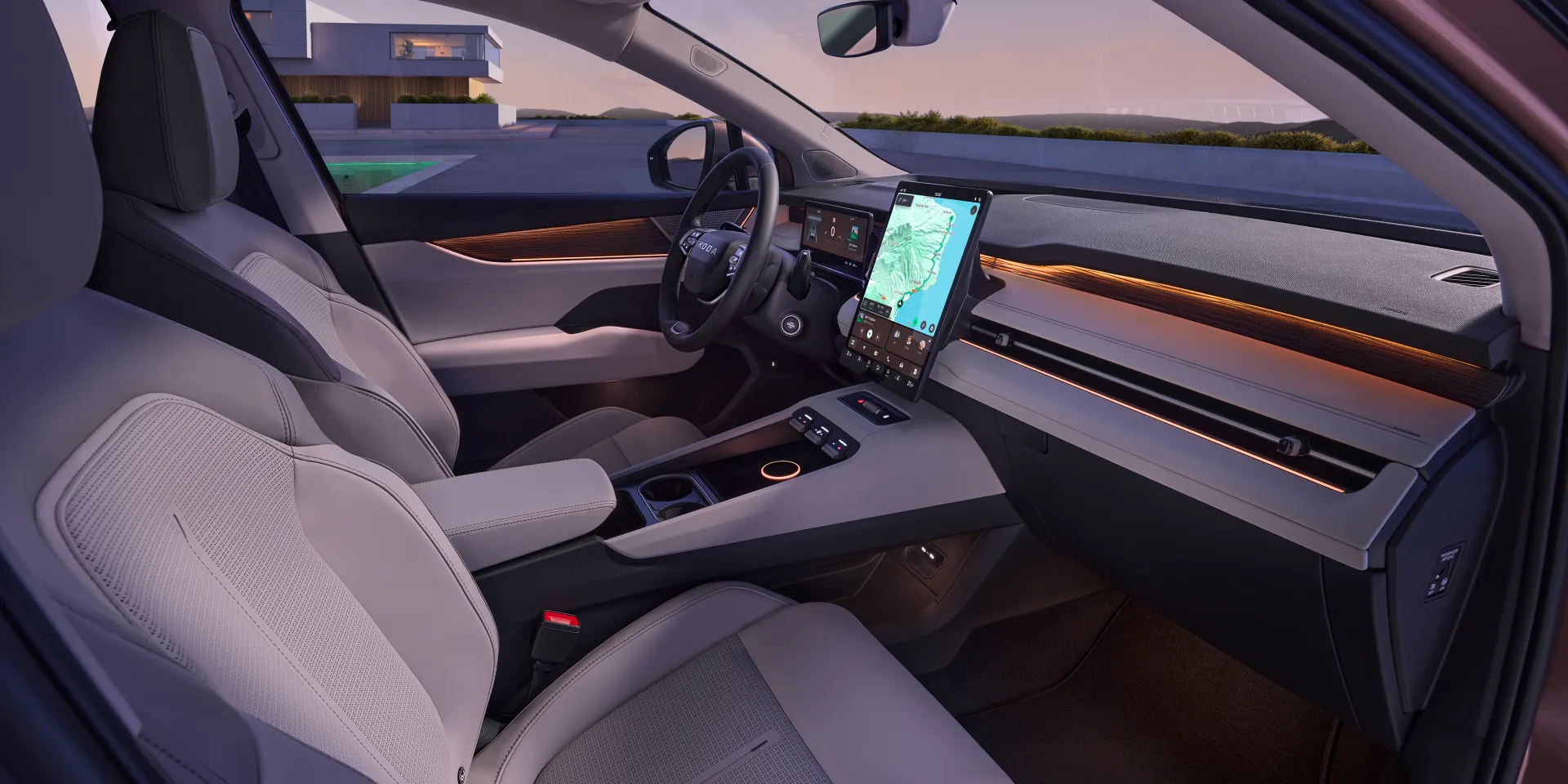 Interior Škoda Peaq