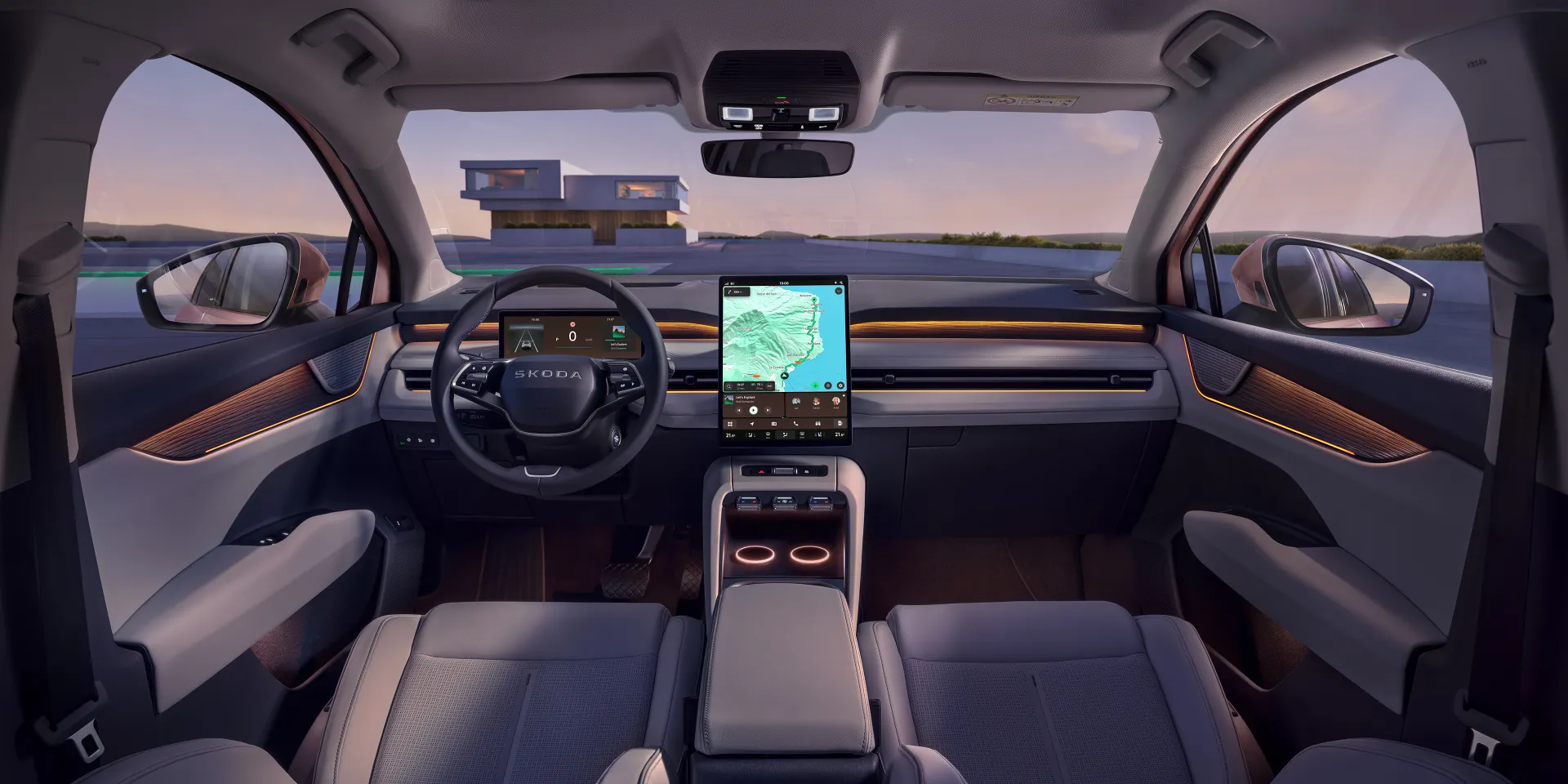 Spațiu interior Škoda Peaq