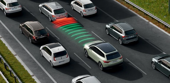 Škoda Epiq în oraș