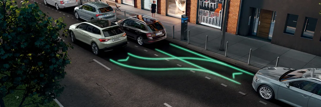 Asistență la parcare Škoda Peaq